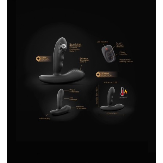 Dorcel PROSTATAS VIBRATORS AR P-STROKER KONTROLI