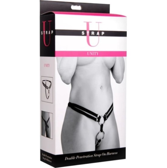 Xr - Strap U DOUBLE PENETRATION HARNESS BASE