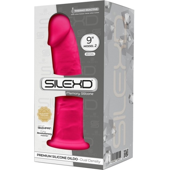 Silexd SILIKONA DILDO MODELIS 2 9 ROZĀ