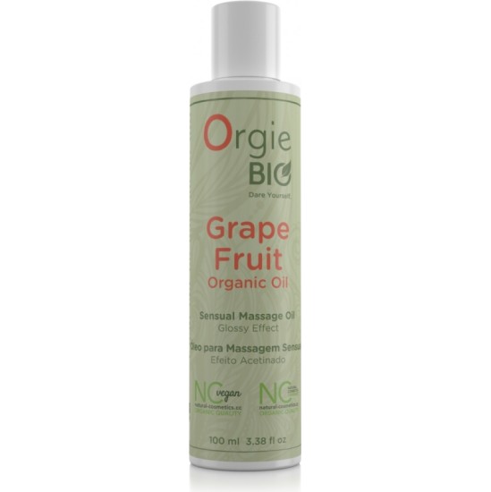 Orgie ORGANISKĀ BIO GREIPFRŪTU MASĀŽAS EĻĻA 100 ML