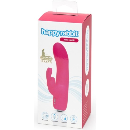 Happy Rabbit MINI RECHARGEABLE RABBIT VIBRATOR PINK