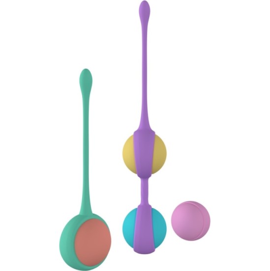 Party Color Toys SILICONE BOLY CHINESE BALLS SET