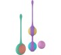 Party Color Toys SILICONE BOLY CHINESE BALLS SET