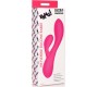 Xr - Bang! PINK RECHARGEABLE RABBIT FLEXIBLE SILICONE VIBRATOR