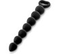 Glamy MEDIUM SILICONE ANAL STRIP BACK LOVE BLACK