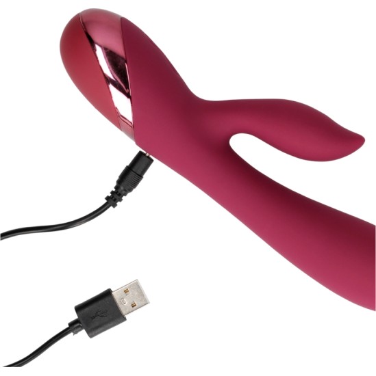 Loveline CHERRY USB MINKŠTAS SILIKONINIS zuikio vibratorius