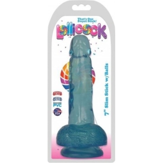 Xr - Lollicock DILDO AR sēkliniekiem SLIM STICK BERRY 1778 CM"