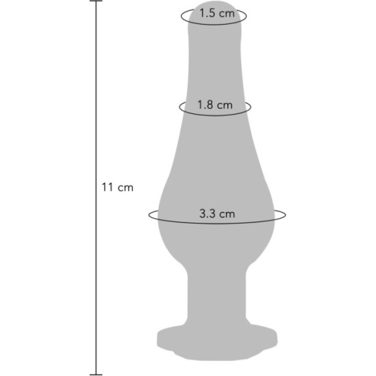 Toy Joy TWILIGHT BUM BIJOU M ALUMINUM PLUG