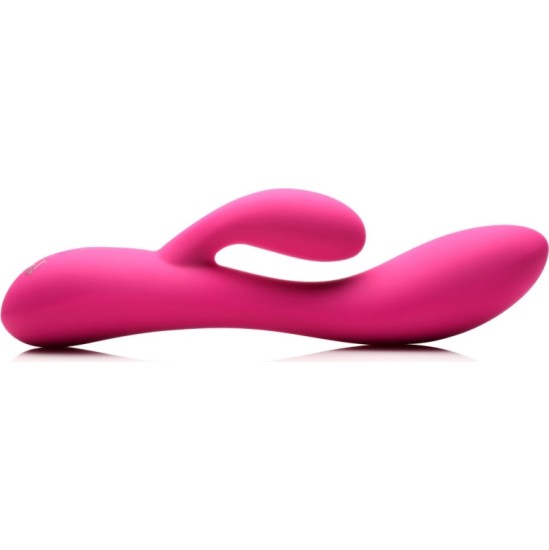 Xr - Bang! PINK RECHARGEABLE RABBIT FLEXIBLE SILICONE VIBRATOR