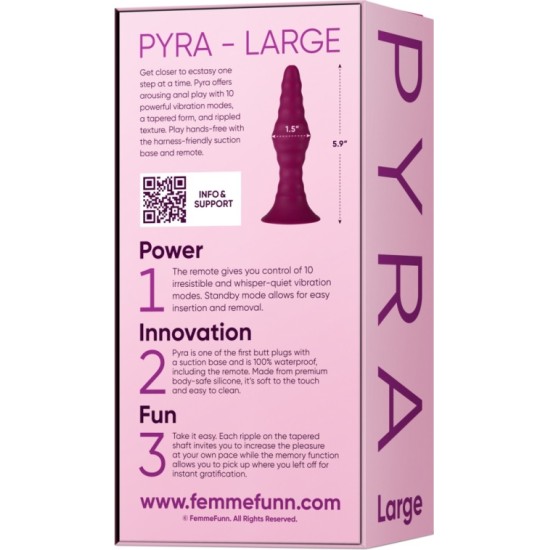 Femme Funn PYRA - LARGE - DARK FUCHSIA