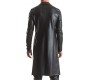 Demoniq SERGIO BLACK WETLOOK TRENCH COAT XL