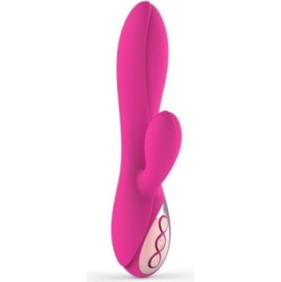 Toyz4Lovers ROZĀ UZLĀDĒJAMS VAĻA SILIKONA VIBRATORS