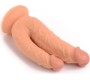 Vscnovelty REĀLISTS PENIS DUBULTĀ IESPĒJUMI 21 CM