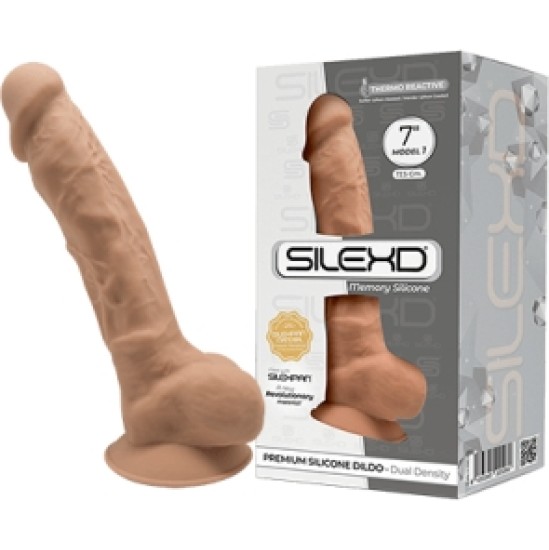 Silexd SILIKONA DILDO MODELIS 1 7 KARAMELE"