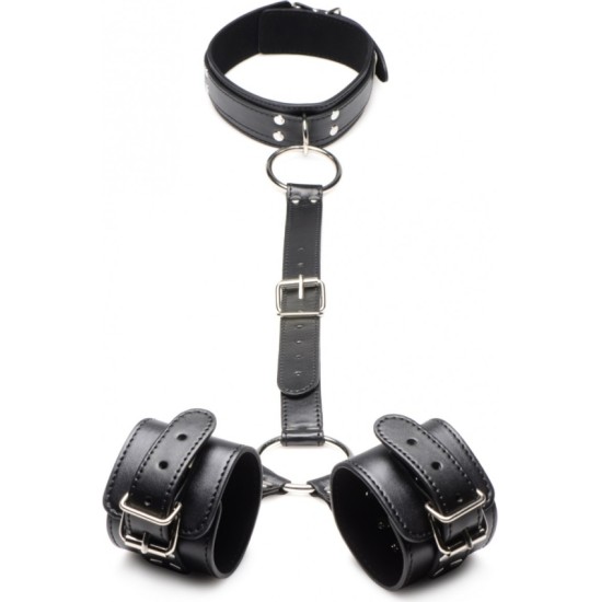 Xr - Strict HANDCUFFS WITH BLACK COLLAR