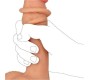 Vscnovelty REALISTIC PENIS SLIDING DOUBLE DENSITY FLESH 19 CM