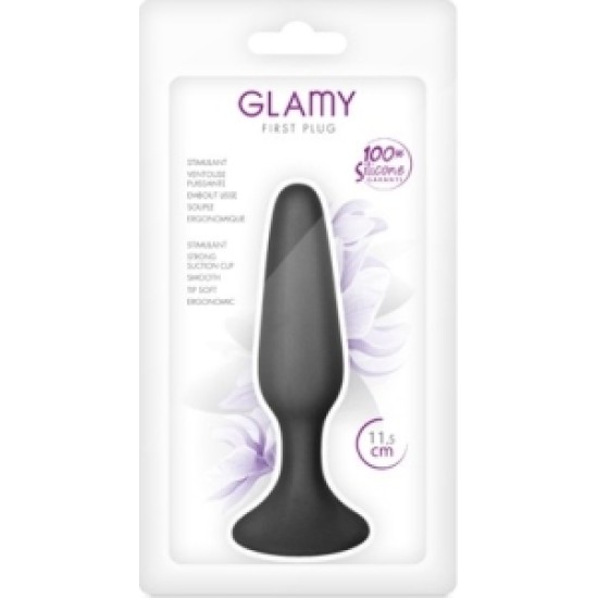 Glamy SMALL BLACK SILICONE PLUG