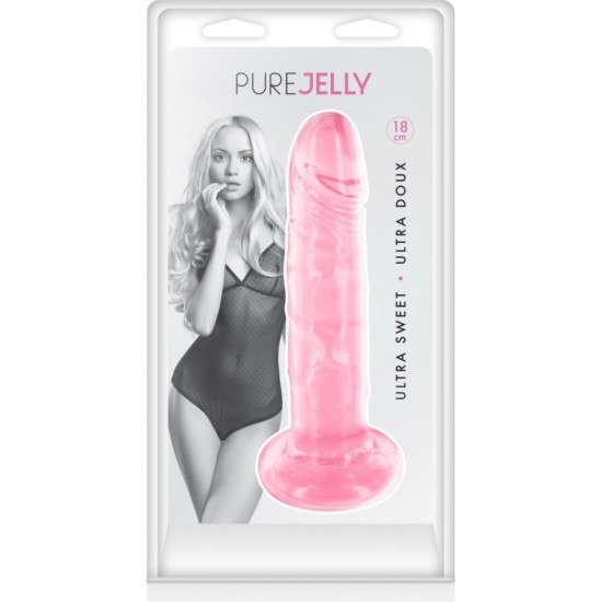 Pure Jelly DILDO JELLY L PINK 18 CM