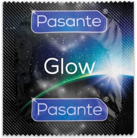 Pasante GLOW CONDOM THROUGH BAG 144 UNITS