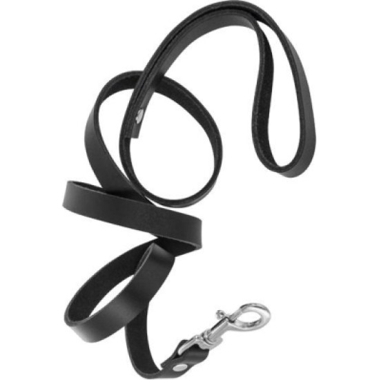 Fetish Tentation PREMIUM BLACK COLLAR WITH STRAP