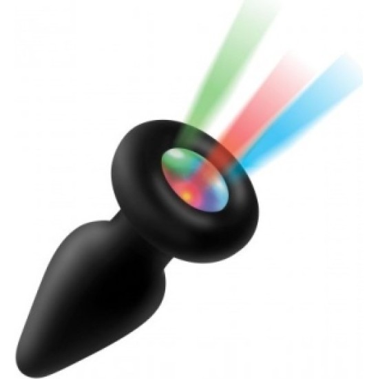 Xr - Booty Sparks LIGHT-UP SILICONE ANAL PLUG WITH LED LIGHT S