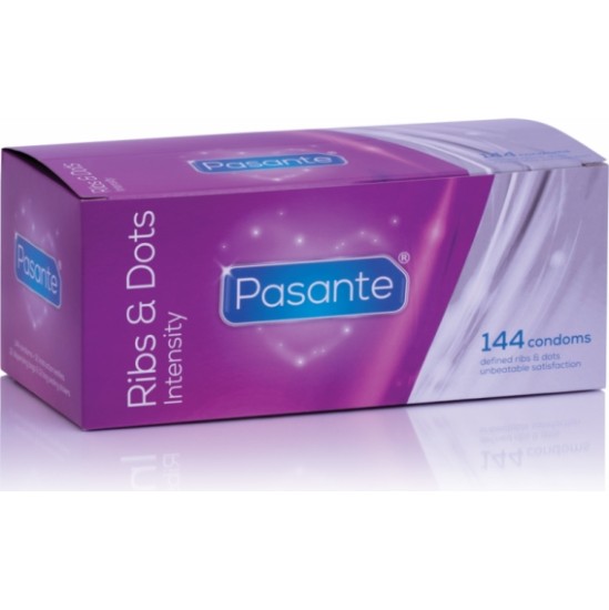 Pasante CONDOM THROUGH INTENSITY STRETCH MARKS BOX 144 UNITS