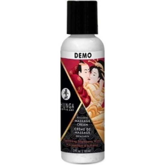 Shunga TESTER MASSAGE CREAM STRAWBERRY CHAMPAGNE 60 ML