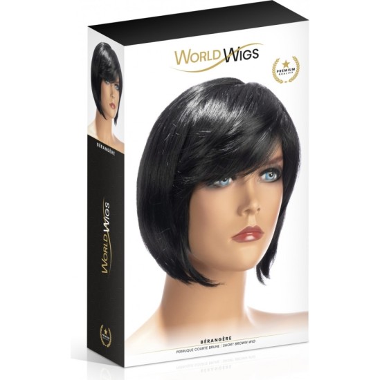 World Wigs BERANGERE PERUKAS VIDUTINIŲ PLAUKŲ BRUNETĖ