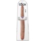 Outlet KING COCK DOUBLE REALISITICO BRUNS PENIS 41 CM