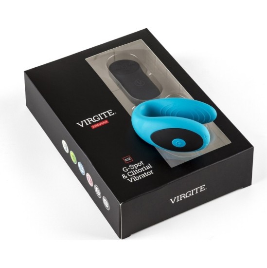 Virgite - Essentials G-PUNKTS UN KLITORIĀLAIS VIBRATORS E12 ZILS