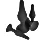 Vscnovelty ANAALKOMPLEKT X 4 SILICONE V-FANTASY BLACK