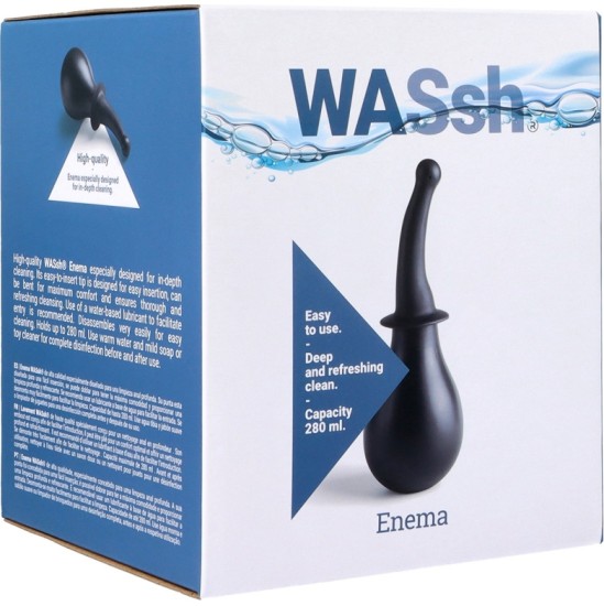 Virgite - Wassh BLACK CURVE ANĀLĀ TĪRĪŠANAS KLIZMA 280 ML