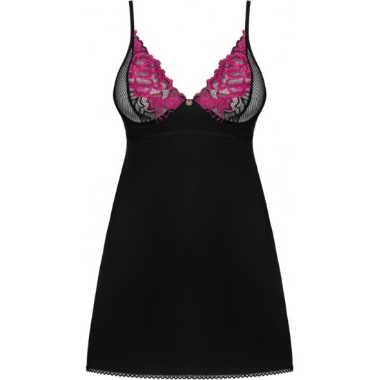 Obsessive ROSENTY CHEMISE & THONG XL/2XL