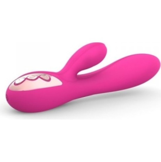 Toyz4Lovers ROZĀ UZLĀDĒJAMS VAĻA SILIKONA VIBRATORS