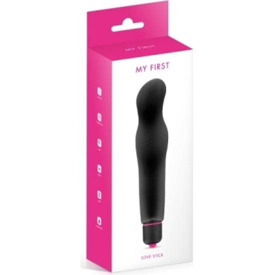 My First BLACK LOVE STICK SILIKONA VIBRATORS