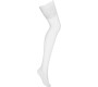 Obsessive 810-STO-2 STOCKINGS WHITE S/M