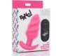 Xr - Bang! VIBRATED ANAL TORNADO SILICONE USB W/ PINK CONTROL