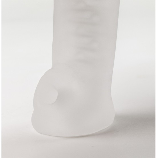 Virgite - Sleeves REALISTIC PENIS SHEATH S10 TRANSPARENT 17'80 CM