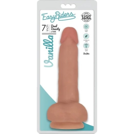 Xr - Easy Riders Smalks DILDO AR MIESKĀLIEM EASY RIDERS 17'80 CM