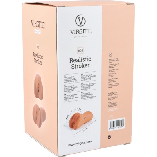 Virgite - Realistics R20 FLESH VAGIINA MASTURBAATOR