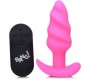 Xr - Bang! VIBRATED ANAL TORNADO SILICONE USB W/ PINK CONTROL