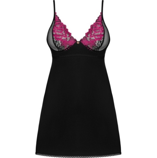 Obsessive ROSENTY CHEMISE & THONG XL/2XL