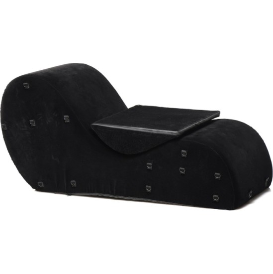 Xr - Bedroom Bliss BLACK LOVE COUCH POSITION SOFA