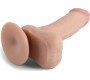 Vscnovelty REĀLISTS PENIS BĪDĒJOŠS DUBULTĀ BLĪVUMA MĪSTA 19 CM