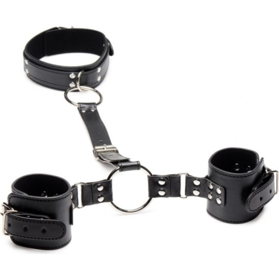 Xr - Strict HANDCUFFS WITH BLACK COLLAR