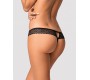 Obsessive SHIBU CROTCHLESS THONG BLACK S/M