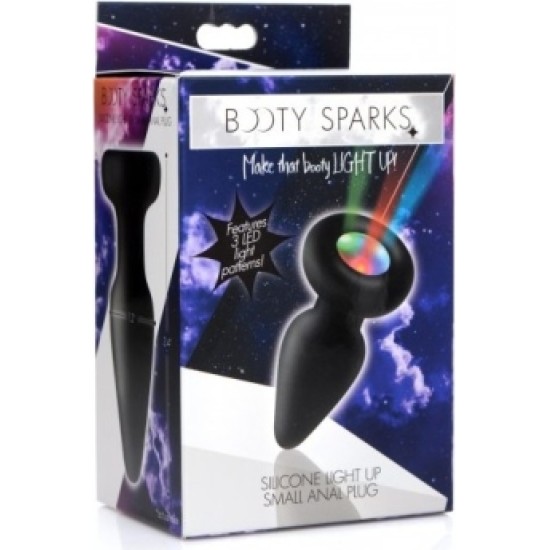 Xr - Booty Sparks LIGHT-UP SILICONE ANAL PLUG WITH LED LIGHT S