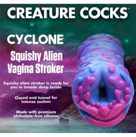 Xr - Creature Cocks CYCLONE SQUISHY AIEN MASTURBATOR