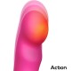 Action Enles Vibe su plakimo kamuoliu, stūmimo ir šilumos funkcija