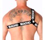 Macho Underwear MACHO - ROMĀŅU ZIKTAS BALTA S/M